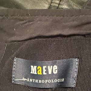 Anthropologie Maeve Black Dress